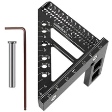 Load image into Gallery viewer, Precision 3D Woodworking Ruler – 45° &amp; 90° Multi-Angle Measuring Tool
