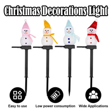 Load image into Gallery viewer, Christmas Solar Snowman Outdoor Decorative Light
