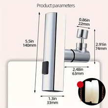 Load image into Gallery viewer, Versatile Splash-Proof Faucet Adapter for Kitchen and Bathroom Sinks
