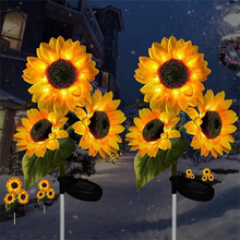 Load image into Gallery viewer, Solar-Powered LED Sunflower Lights for Gardens and Yards
