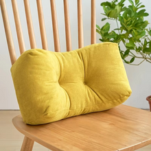 Load image into Gallery viewer, Plush Lumbar Support Pillow for Office and Study Comfort
