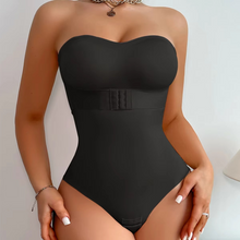 Load image into Gallery viewer, Womens Seamless One Piece Invisible Strap Shapewear with Waist Sculpting Compression and Smooth Nylon Fabric
