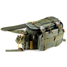 Load image into Gallery viewer, Multi-Pocket Fishing Tackle Bag and Gear Organizer Waist Pack Messenger Handbag
