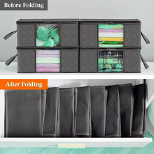 Load image into Gallery viewer, Clothes Storage Bag with See-Through Window and Foldable Design
