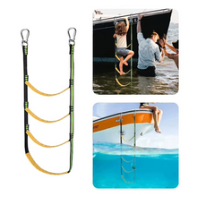 Load image into Gallery viewer, Portable Nylon Rope Boat Ladder for Easy Boarding

