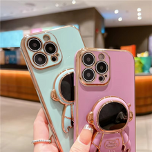 Load image into Gallery viewer, Astronaut Kickstand Soft Case for Various iPhone Models
