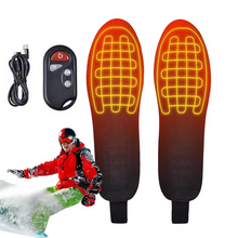 Load image into Gallery viewer, USB Rechargeable 3-Mode Adjustable Heated Insoles for Outdoor Activities
