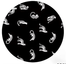 Load image into Gallery viewer, Plush Round Leopard Pattern Area Rug – Soft Thickened Floor Mat for Bedroom or Living Room
