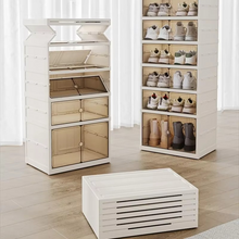 Load image into Gallery viewer, Transparent Foldable Large-Capacity Shoe Organizer
