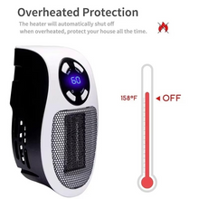 Load image into Gallery viewer, Compact Wall Mounted Electric Space Heater for Home and Office
