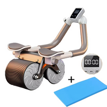 Load image into Gallery viewer, Ultimate Home Gym Ab Roller with Auto-Rebound
