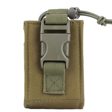 Load image into Gallery viewer, Tactical 600D MOLLE Radio Pouch Walkie Talkie Holder Waist Carry Case
