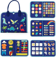 Load image into Gallery viewer, Montessori Busy Board for Toddlers Sensory Activity Learning Toy for Motor Skill Development
