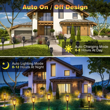 Load image into Gallery viewer, Solar Flame Light – Outdoor Flickering Torch for Garden &amp; Pathways
