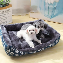 Load image into Gallery viewer, Cozy Plush Pet Sofa Bed Mat for Dogs and Cats
