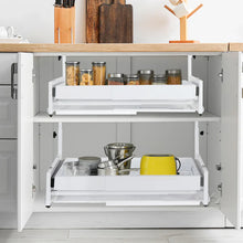 Load image into Gallery viewer, Pull Out Cabinet Organizer, Expandable Under Sink Organizer with Heavy Duty Slide Out Drawers
