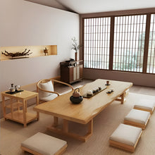 Load image into Gallery viewer, Solid Wood Japanese Low Coffee Table for Living Room and Bay Window
