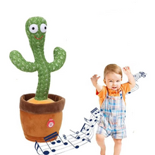 Load image into Gallery viewer, Interactive Sing &amp; Dance Cactus Plush Toy with 120 Songs
