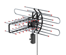 Load image into Gallery viewer, 360° Rotating Dual Frequency Outdoor TV Antenna with Dual Outputs
