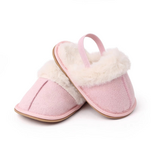 Load image into Gallery viewer, Cozy Plush Baby Slippers Soft Warm Non Slip Indoor Outdoor House Shoes
