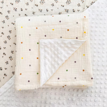 Load image into Gallery viewer, Pure Cotton Newborn Blanket, Soft and Cozy Baby Swaddle, 39 x 39 Inches

