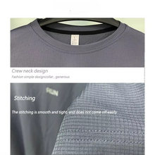 Load image into Gallery viewer, Mens Breathable Dry Fit Sports Training Top with Seven Sleeve Length
