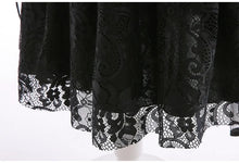Load image into Gallery viewer, Girls Witch Queen Dress with Ruffle Trim and Decorative Pattern, Mid Calf Length All Vera Mart
