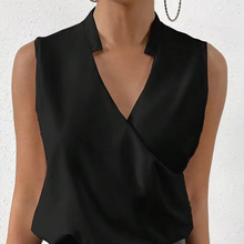 Load image into Gallery viewer, Chic Summer V-neck Sleeveless Printed Blouse for Women
