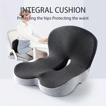 Load image into Gallery viewer, Ergonomic Seat Cushion with Backrest for Office and Home Chairs, Soft Support for Hip and Lower Back Comfort

