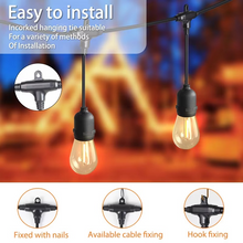 Load image into Gallery viewer, Waterproof LED Outdoor String Lights for Garden and Party Decor
