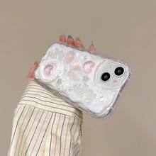 Load image into Gallery viewer, Glittering 3D Vintage Pink Heart Photo Frame Chic Phone Case
