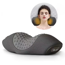 Load image into Gallery viewer, Rechargeable Heated Neck Massage Pillow with Cervical Support and Vibration

