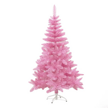 Load image into Gallery viewer, Pink Artificial Christmas Pine Tree Decoration for Tabletop or Floor Display
