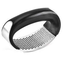 Load image into Gallery viewer, Stainless Steel Garlic Press and Grinder Manual Garlic Crusher with Comfortable Grip

