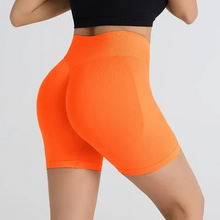 Load image into Gallery viewer, Seamless High Waisted Yoga Shorts for Women Tight Fit Hip Lifting Fitness and Running Shorts
