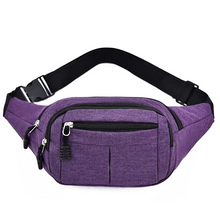 Load image into Gallery viewer, Unisex Waterproof Canvas Waist and Crossbody Bag for Outdoor Sports
