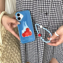 Load image into Gallery viewer, Fruit Charm Phone Case with Detachable Bracelet Pendant
