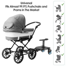 Load image into Gallery viewer, Twin Stroller Ride Along Standing Board with Detachable Seat
