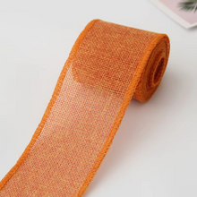 Load image into Gallery viewer, Linen Corded Ribbon Roll for Gift Wrapping and Decorations
