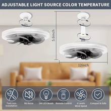 Load image into Gallery viewer, Adjustable Lighting Modern Ceiling Fan with Remote
