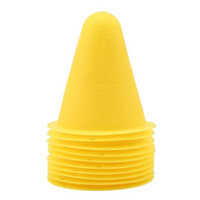 Load image into Gallery viewer, 10-Pack Training Cones for Skating, Soccer, Football, and Sports Drills
