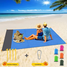 Load image into Gallery viewer, Waterproof Pocket Beach Mat for Outdoor Adventures
