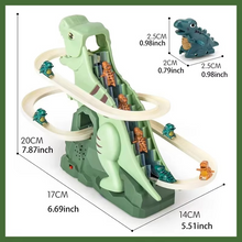 Load image into Gallery viewer, Dinosaur Adventure Playset with Electric Slide, Music, and Lights
