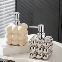 Load image into Gallery viewer, Ceramic Press Pump Dispenser Bottle for Lotion, Soap, Shampoo and Sanitizer
