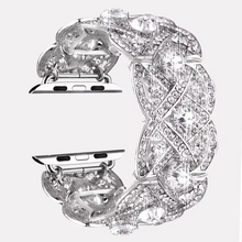 Load image into Gallery viewer, Diamond Metal Wristband Compatible with Apple Watch
