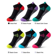 Load image into Gallery viewer, 6 Pairs Low Cut Breathable Sports Socks for Men and Women – Sweat Absorbing Odor Resistant Thin Running Socks for Gym and Everyday Wear
