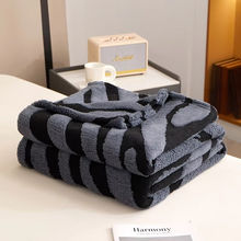 Load image into Gallery viewer, Modern Zebra Print Throw Blanket for Cozy Home Decor
