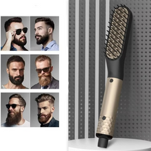 Load image into Gallery viewer, Professional Mini Ceramic Beard Straightening Brush
