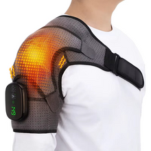 Load image into Gallery viewer, Adjustable Heated Shoulder Massage Brace for Muscle Relaxation
