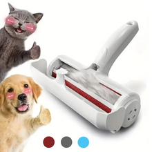 Load image into Gallery viewer, Reusable Pet Hair Removal Mitt and Self-Cleaning Roller Set for Furniture, Couch, and Carpet
